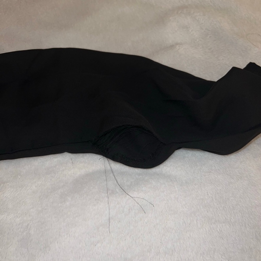 Black Sheer Duster Size L - Picture 5 of 6